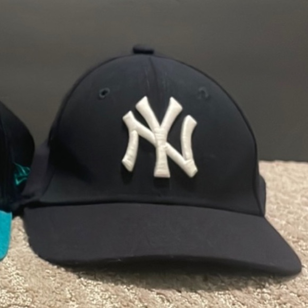 New Era Black and White Kids Hat